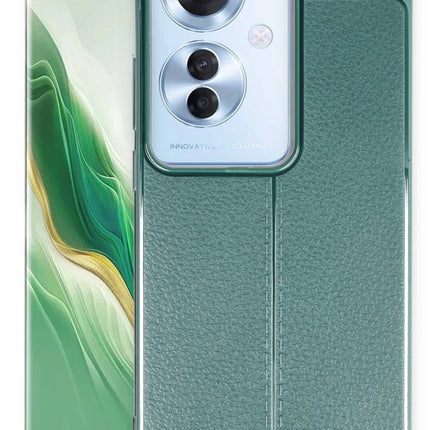 Oppo Reno 11F Auto Focus Kapak Kılıf - Koyu Yeşil