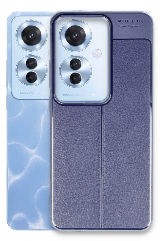 Oppo Reno 11F Auto Focus Kapak Kılıf - Lacivert 2