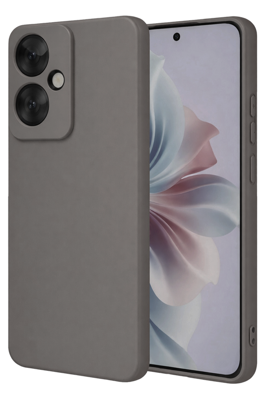 Oppo Reno 11F First Silikon Kılıf - Gri