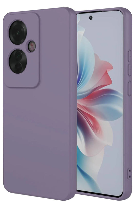 Oppo Reno 11F First Silikon Kılıf - Lila