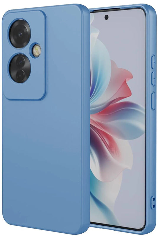 Oppo Reno 11F First Silikon Kılıf - Mavi