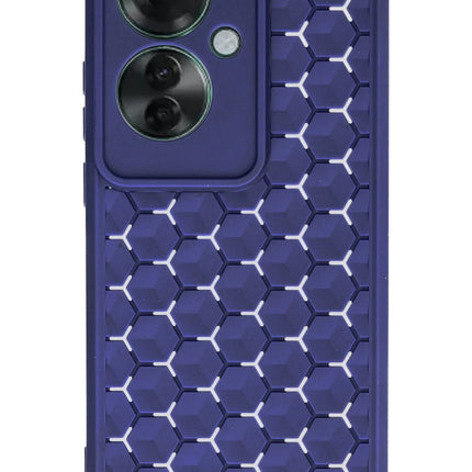 Oppo Reno 11F Petek Silikon Kapak Kılıf - Lacivert