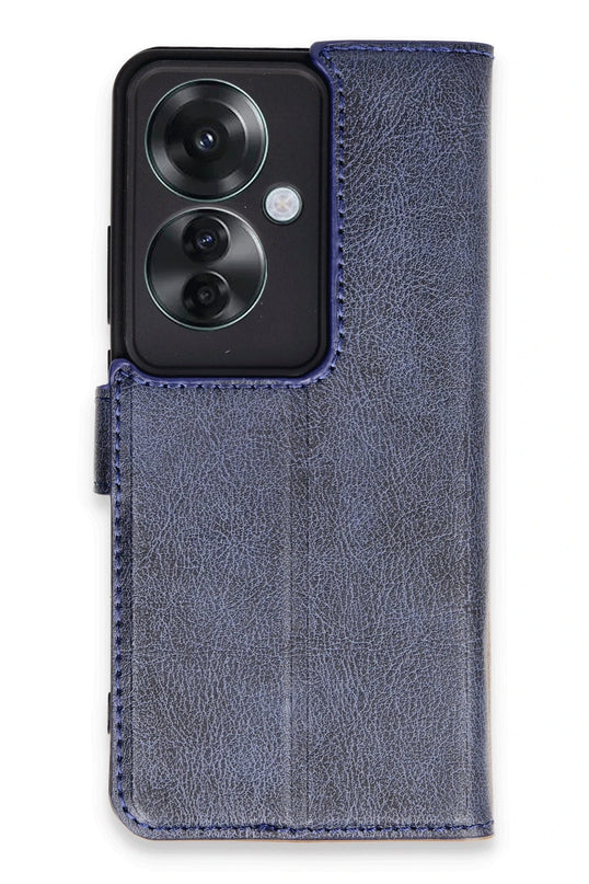 Oppo Reno 11F Trend S Plus Kapaklı Kılıf - Lacivert