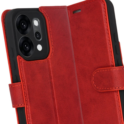 Oppo Reno 14 Trend S Plus Kapaklı Kılıf - Kırmızı 3