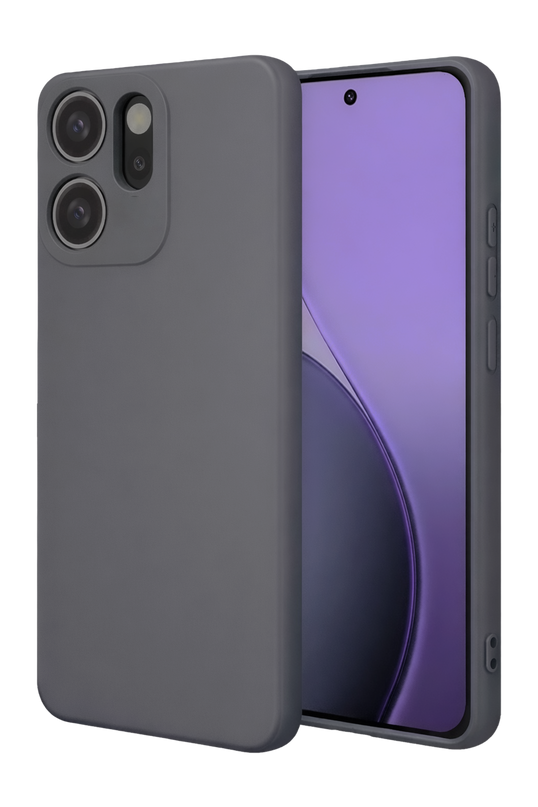 Oppo Reno 14F First Silikon Kılıf - Gri