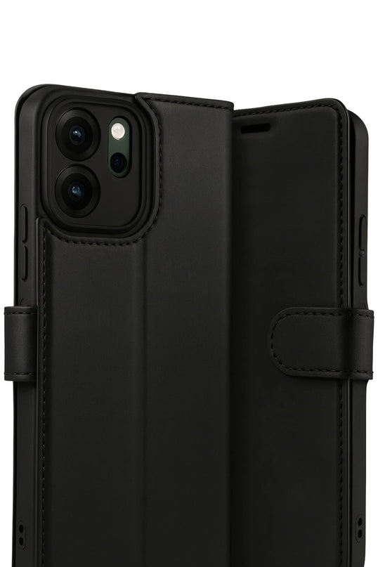 Oppo Reno 14F Trend S Plus Kapaklı Kılıf - Siyah 2