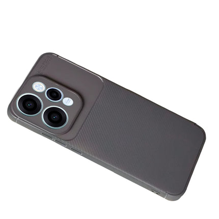 Oppo Reno 15 Auto Focus Karbon Kapak Kılıf - Gri 4