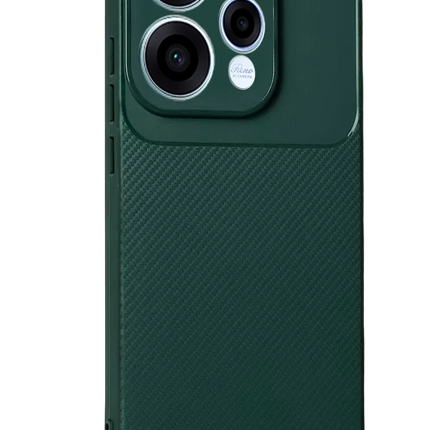 Oppo Reno 15 Auto Focus Karbon Kapak Kılıf - Koyu Yeşil