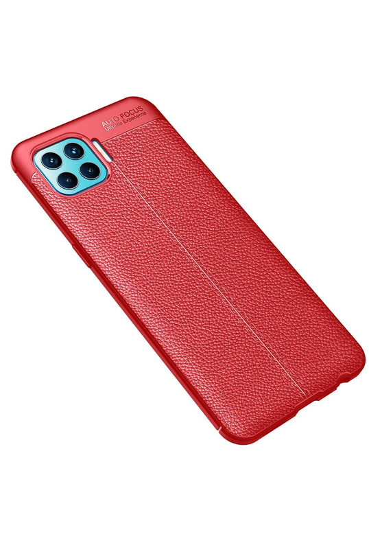 Oppo Reno 4 Lite Auto Focus Kapak Kılıf - Kırmızı 2