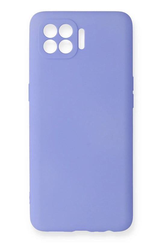 Oppo Reno 4 Lite First Silikon Kılıf - Lila