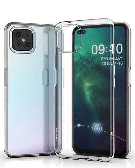Oppo Reno 4 Lite Lüx Şeffaf Silikon Kılıf 2