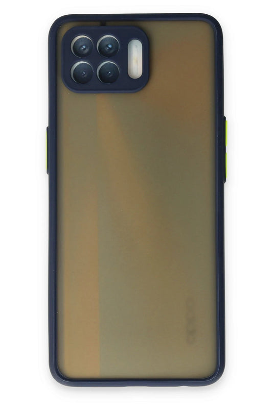 Oppo Reno 4 Lite Montreal Silikon Kapak Kılıf - Lacivert