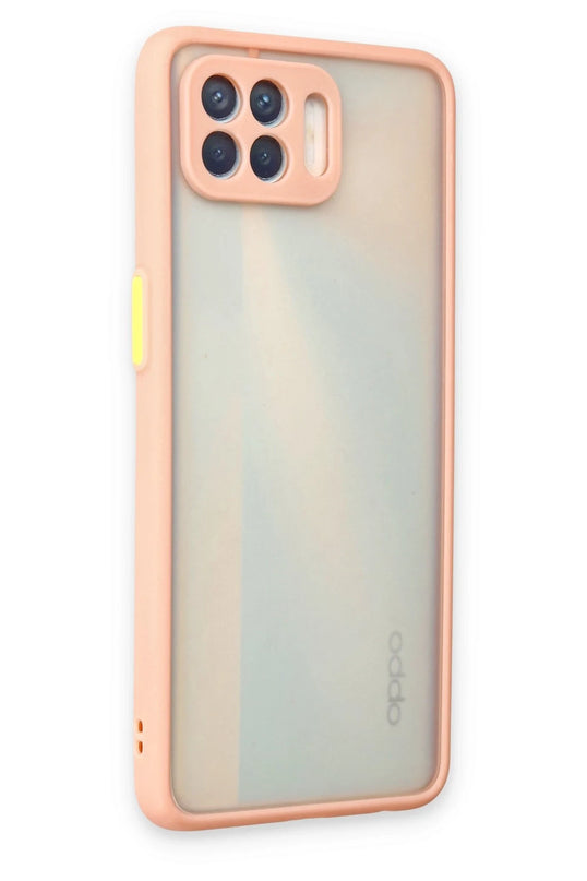 Oppo Reno 4 Lite Montreal Silikon Kapak Kılıf - Pembe 3