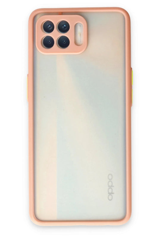 Oppo Reno 4 Lite Montreal Silikon Kapak Kılıf - Pembe