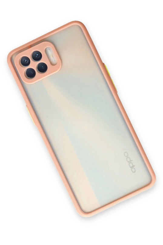Oppo Reno 4 Lite Montreal Silikon Kapak Kılıf - Pembe 2