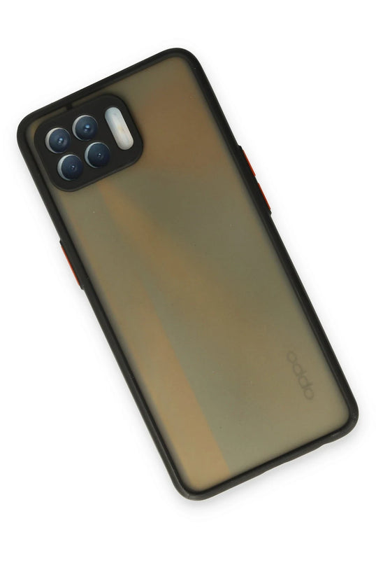 Oppo Reno 4 Lite Montreal Silikon Kapak Kılıf - Siyah 3
