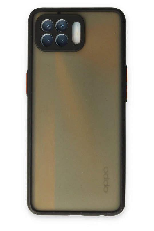 Oppo Reno 4 Lite Montreal Silikon Kapak Kılıf - Siyah