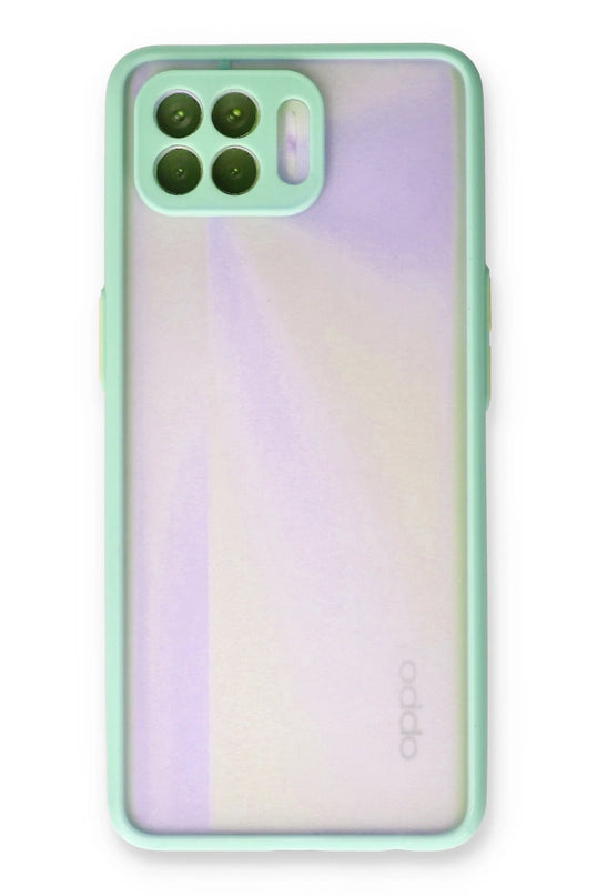 Oppo Reno 4 Lite Montreal Silikon Kapak Kılıf - Turkuaz