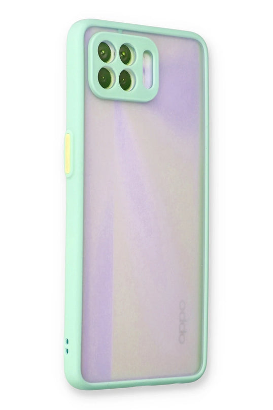Oppo Reno 4 Lite Montreal Silikon Kapak Kılıf - Turkuaz 3
