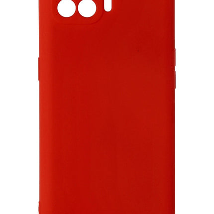 Oppo Reno 4 Lite Nano içi Kadife Silikon Kılıf - Kırmızı