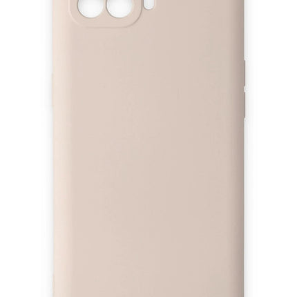 Oppo Reno 4 Lite Nano içi Kadife Silikon Kılıf - Pudra