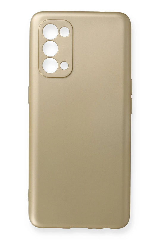 Oppo Reno 5 First Silikon Kılıf - Gold