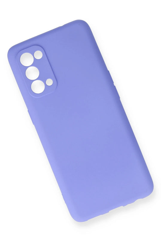 Oppo Reno 5 First Silikon Kılıf - Lila 3