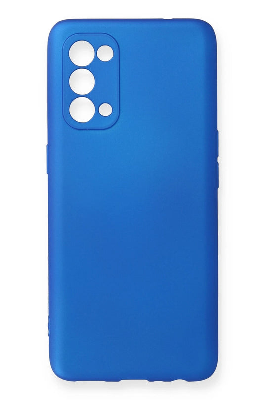 Oppo Reno 5 First Silikon Kılıf - Mavi