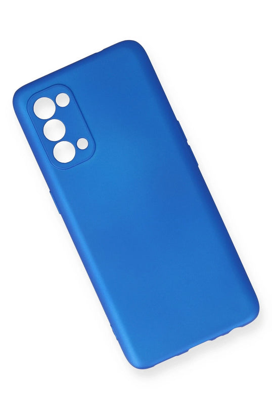 Oppo Reno 5 First Silikon Kılıf - Mavi 3