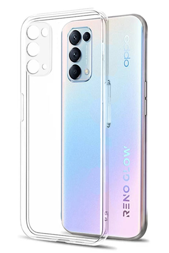 Oppo Reno 5 Lüx Şeffaf Silikon Kılıf
