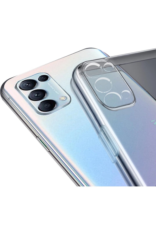Oppo Reno 5 Lüx Şeffaf Silikon Kılıf 3