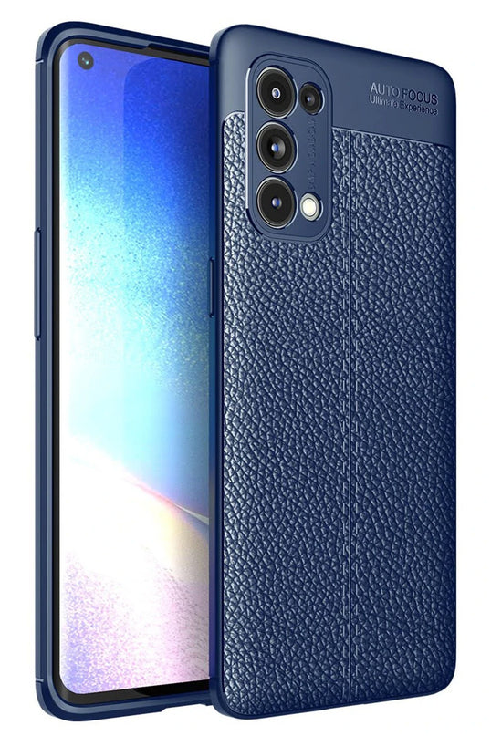 Oppo Reno 5 Pro Auto Focus Kapak Kılıf - Lacivert