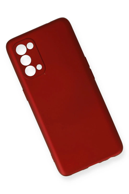 Oppo Reno 5 Pro First Silikon Kılıf - Bordo 3