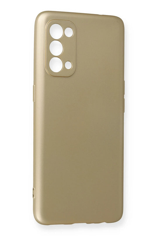 Oppo Reno 5 Pro First Silikon Kılıf - Gold 2