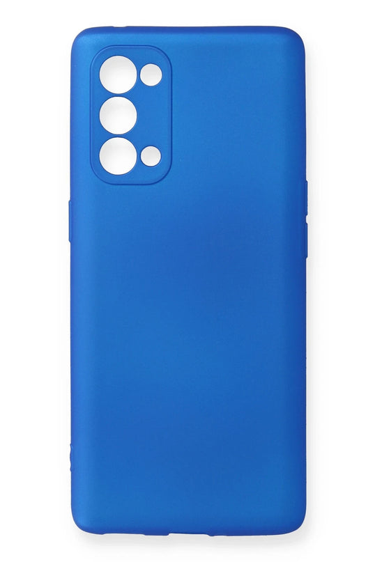 Oppo Reno 5 Pro First Silikon Kılıf - Mavi