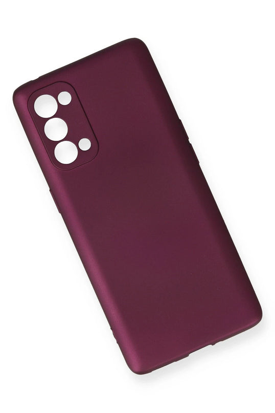 Oppo Reno 5 Pro First Silikon Kılıf - Mürdüm 3