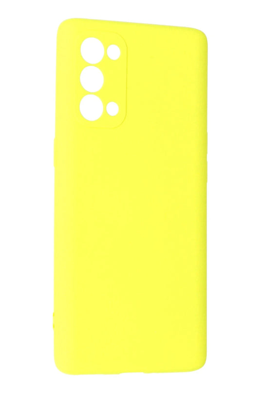 Oppo Reno 5 Pro First Silikon Kılıf - Sarı 2