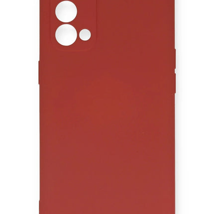 Oppo Reno 5 Pro Nano içi Kadife Silikon Kılıf - Kiremit