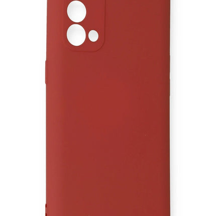 Oppo Reno 5 Pro Nano içi Kadife Silikon Kılıf - Kiremit 2