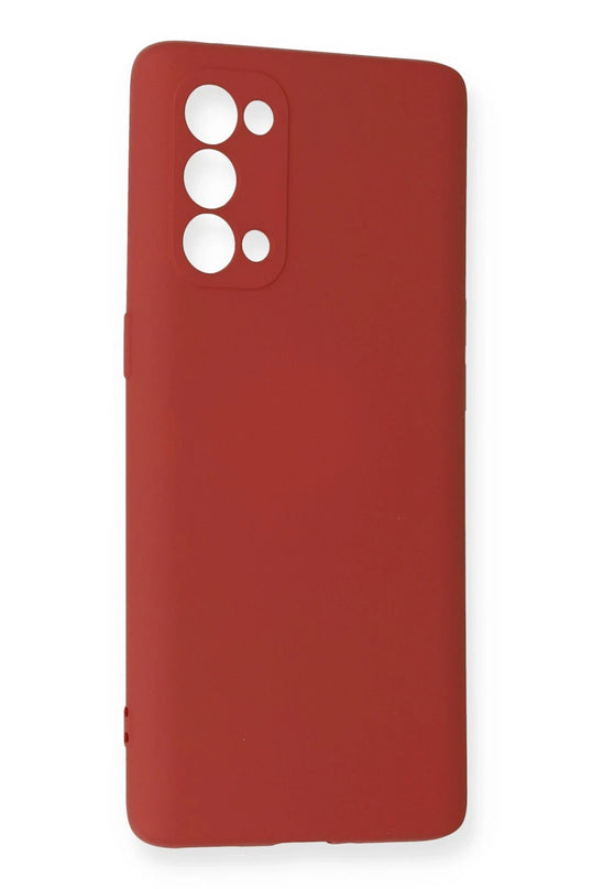 Oppo Reno 5 Pro Nano içi Kadife Silikon Kılıf - Kiremit 2