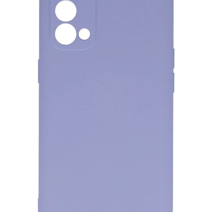 Oppo Reno 5 Pro Nano içi Kadife Silikon Kılıf - Lila
