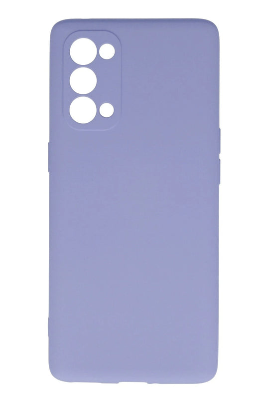 Oppo Reno 5 Pro Nano içi Kadife Silikon Kılıf - Lila