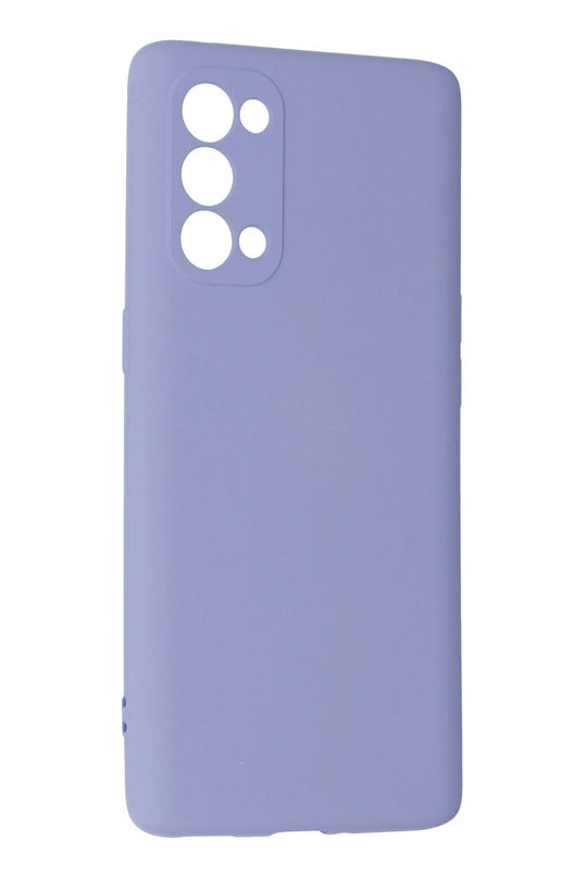 Oppo Reno 5 Pro Nano içi Kadife Silikon Kılıf - Lila 2