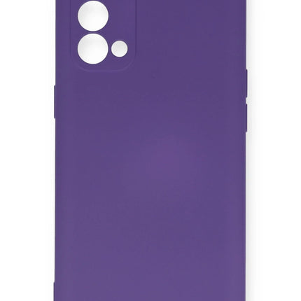 Oppo Reno 5 Pro Nano içi Kadife Silikon Kılıf - Mor