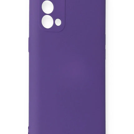 Oppo Reno 5 Pro Nano içi Kadife Silikon Kılıf - Mor 2