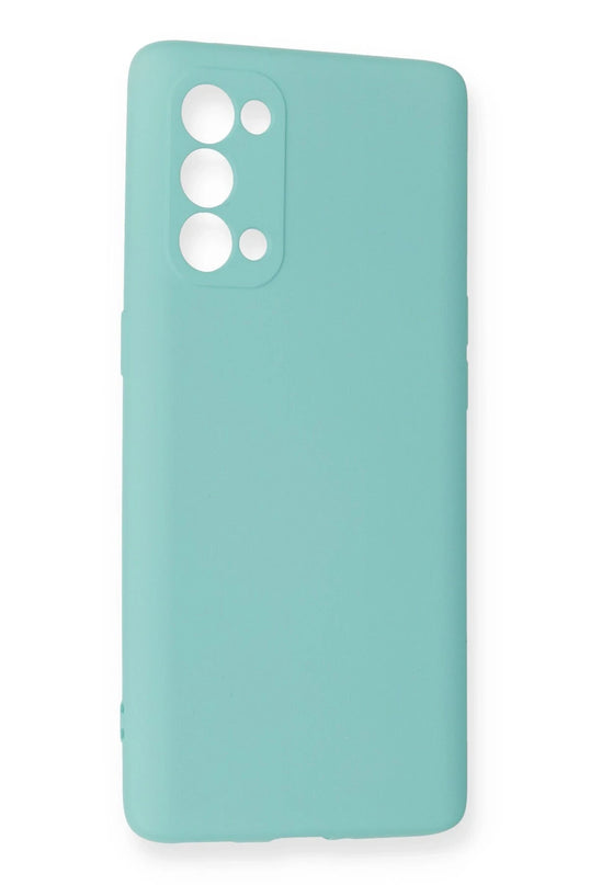 Oppo Reno 5 Pro Nano içi Kadife Silikon Kılıf - Turkuaz 2