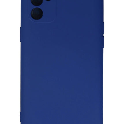 Oppo Reno 6 Nano içi Kadife Silikon Kılıf - Mavi