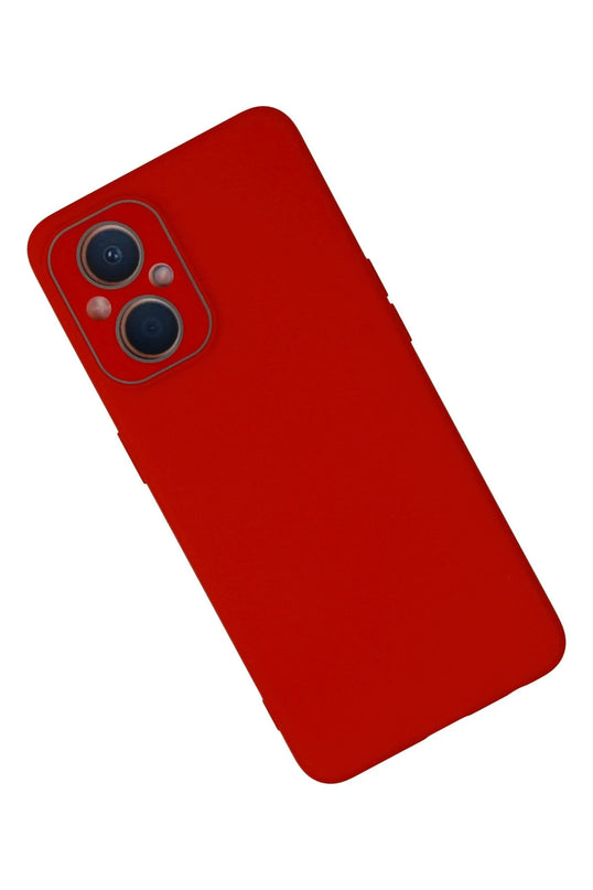 Oppo Reno 7 Lite Lansman Glass Kapak Kılıf - Kırmızı 2