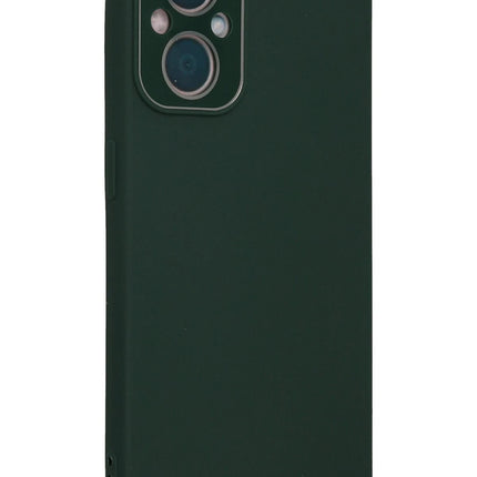 Oppo Reno 7 Lite Lansman Glass Kapak Kılıf - Koyu Yeşil 3