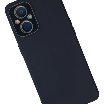 Oppo Reno 7 Lite Lansman Glass Kapak Kılıf - Lacivert 2